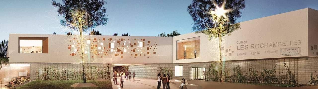 En reconstruction, le collège d'Anzin ouvrira dans un an