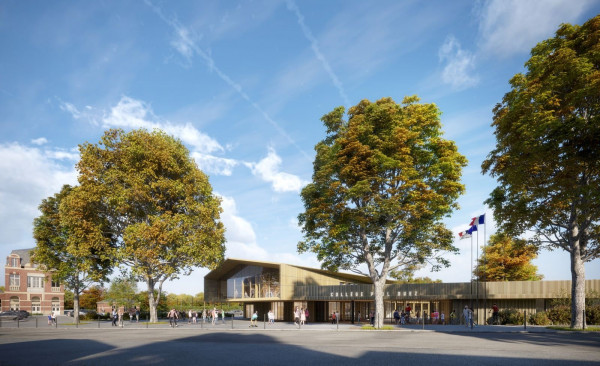 Cambrai va accueillir le premier collège en bois du Nord