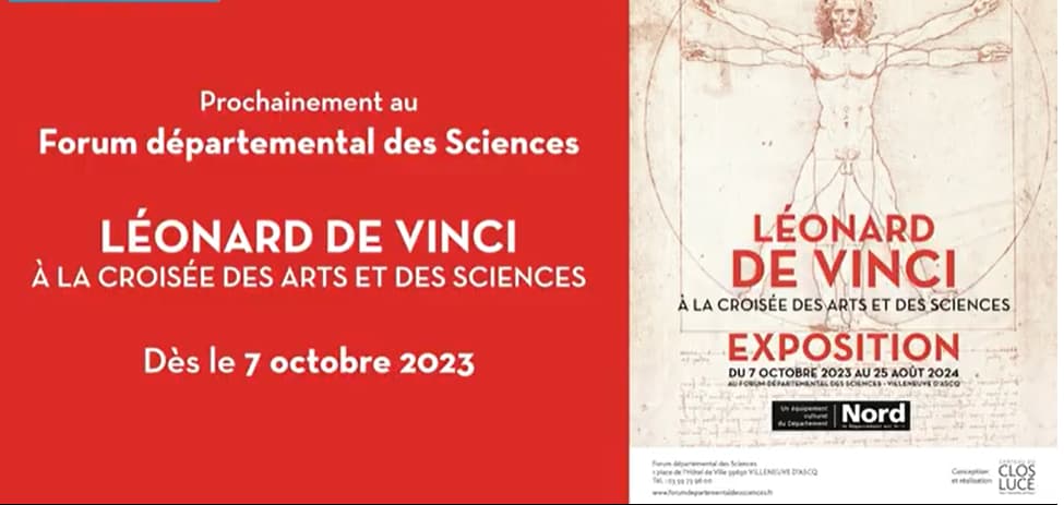 Exposition Leonard de Vinci au Forum des sciences