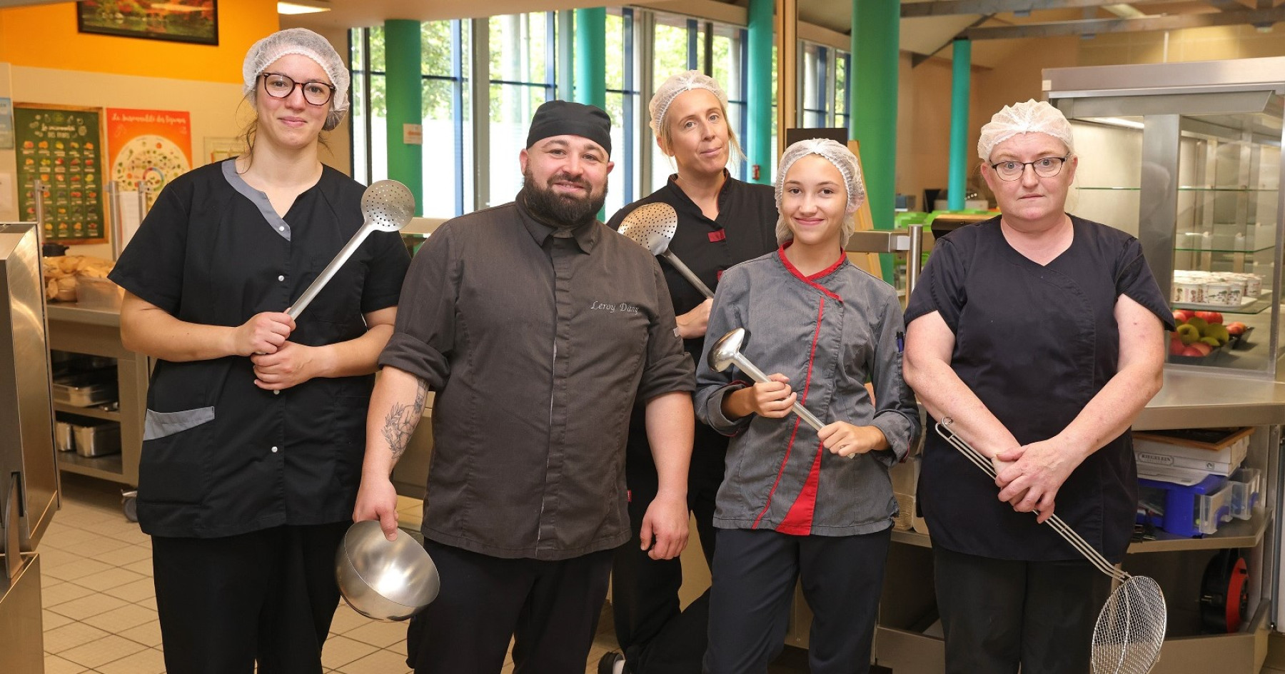 Dany Leroy, chef 3 étoiles du collège Guilleminot de Dunkerque