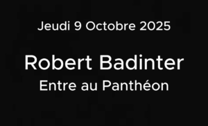 Image de lancement de la vidéo hommage à Robert Badinter