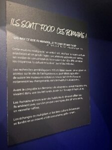 exposition Ils sont food ces romains !