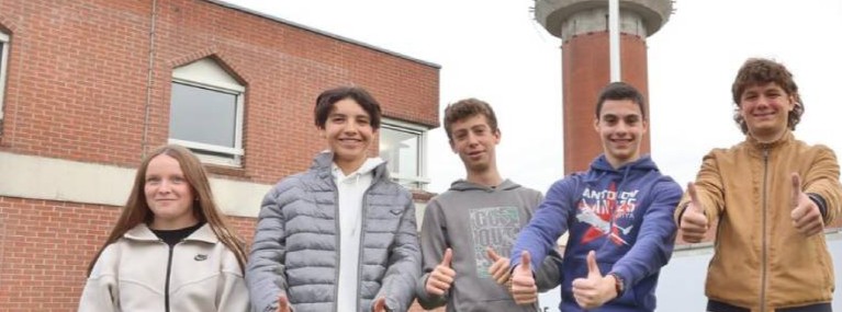 collégiens en stage à l'aeroport de Lesquin_octobre 2025