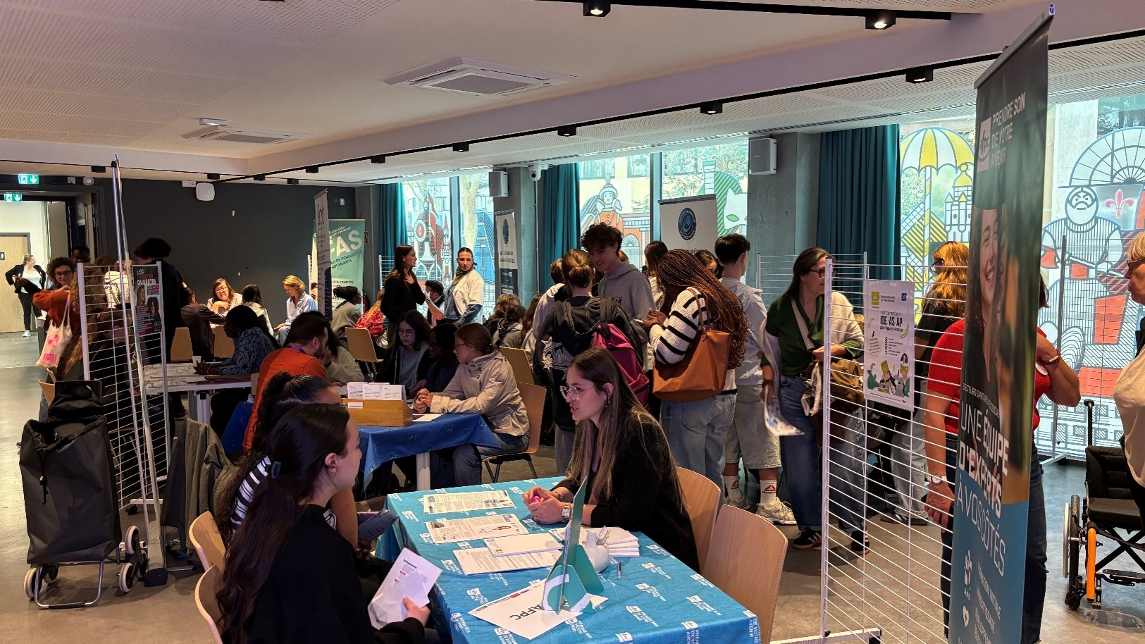 journée de découverte des métiers de l'Autonomie, du handicap et du soin organisée par le Département du Nord pour les collégiens de la Métropole de Lille - credit photo : Hafid Aouragh